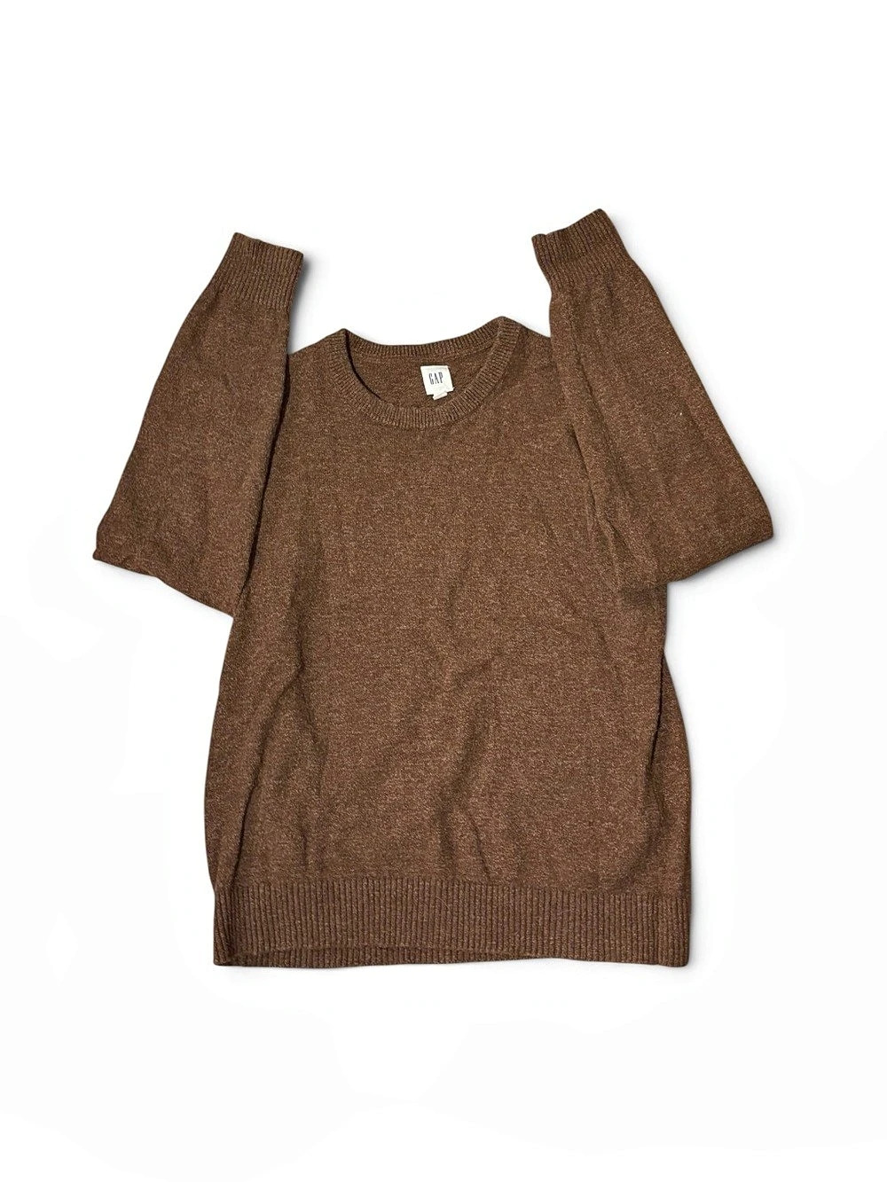 Gap Wool Brown Crew Neck Sweater Like New